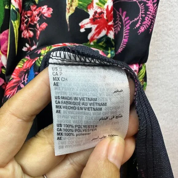 INC International Concepts Floral Tiered Maxi Dress Womens Small Resort Beach - Picture 9 of 14